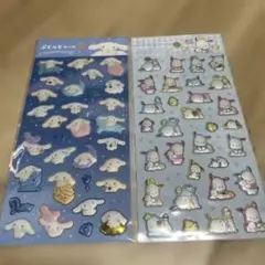 【新品】 サンリオ ぷくっとシール シナモロール ポチャッコ 2シート セット