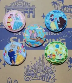 ディズニー刺繍缶バッジ