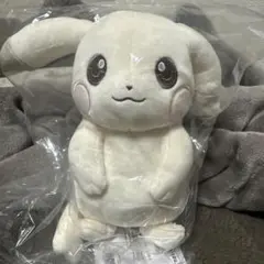 新品タグ付き ポケモン ぬいぐるみ ピカチュウ うすいろ うすチュウ 顔
