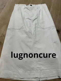 lugnoncure ホワイトデニムスカート