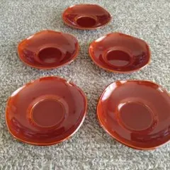 銅製茶托　5枚セット　鎚起銅器 玉川堂 鎚起銅器 茶托 5枚セット 銅製 - メルカリ