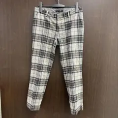 ★ユナイテッドアローズ　グリーンレーベルリラクシング　チェッククロップド丈パンツ