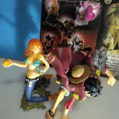 ワンピース　モンキー・D・ルフィ とナミ　2体セット　エピソードオブキャラクター