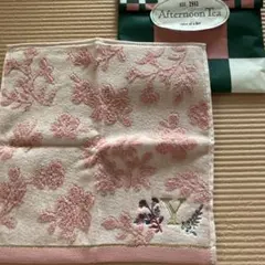 Afternoon Tea タオルハンカチ イニシャルY ピンクのサムネイル