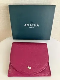 美品　AGATHA PARIS アガタ　二つ折り財布のサムネイル