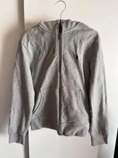 美品 POLO ポロラルフローレン パーカー 裏起毛 グレー メンズ S