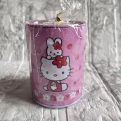 未使用✨ハローキティ＆うさぎ 苺 貯金箱 レトロのサムネイル