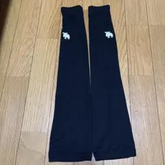 moz uvアームカバー 日焼け防止 ブラック 指穴付きのサムネイル