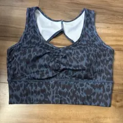 SUKALA ヨガウェア カップ付きタンクトップ レオパード柄 Mサイズ