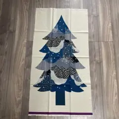 エチノ　クリスマスツリーパネル　青系