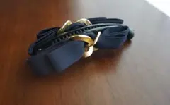 【紺×ゴールド】✧大人上品バナナクリップ✧