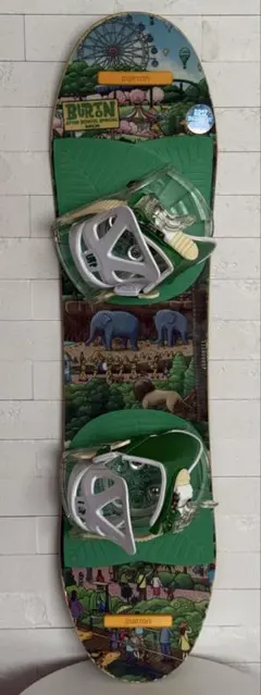 Burton キッズ用スノーボード88cmバインセットUSED良品