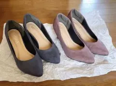 Vivian パンプス 痛くない レディース ポインテッドトゥ 走れる 美品