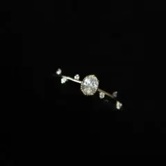No.708 fleurline ring / gold：ゴールド リング 指輪のサムネイル