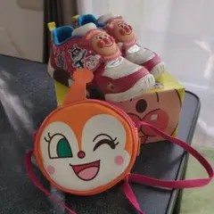 アンパンマン お出かけ スニーカー ポシェットセット