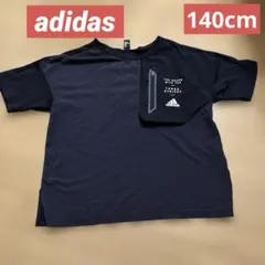 adidas アディダス キッズ 半袖 Tシャツ 黒　140cmのサムネイル