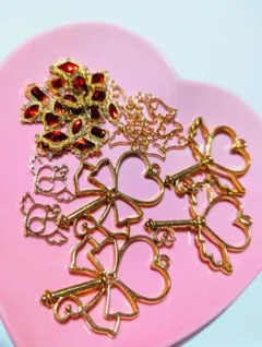 魔法少女風チャーム・パーツ　詰め合わせ