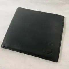ダンヒル dunhill 二つ折り 札入れ カード入れ 財布 ブラック レザー
