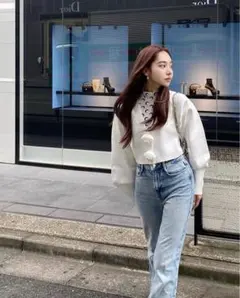 Bibiy トップス　白　全新(正規品)完売 BIBIY. MADE | BIANCA TOP IVORY｜Bibiy.