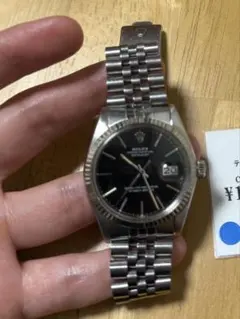 ROLEX 1979年製デイトジャスト36mm黒文字盤ref.16014のサムネイル