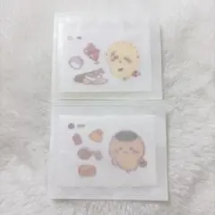 韓国限定 ラッコ くりまんじゅう シール ベーグルチップ ちいかわ オリヤン