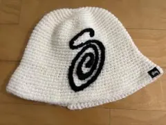 stussy バケットハット　白　新品未使用のサムネイル