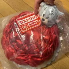 トムとジェリー　一番くじ　ラストワン賞　タフィーぬいぐるみ　ゼリー　新品未開封