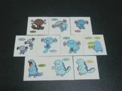 ヌオー、ウパー　１０枚セット　ポケモン　デコキャラシール　第一パン
