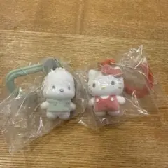 サンリオ カラフルカラビナマスコットチャーム ポチャッコ キティ