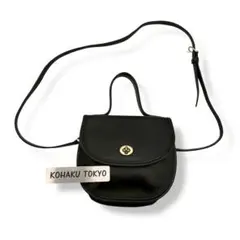 90s OLD COACH Shoulder Bag Black 2way