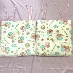 当時物★サンリオ★キキララ　座面クッション　座布団のサムネイル