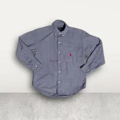 Ralph Lauren ギンガムチェック　ボタンダウンシャツ　6歳