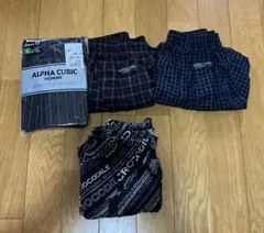 ALPHA CUBIC４枚、他１枚トランクス ５枚セット
