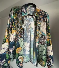 ZARA ポリエステルシャツ レディース