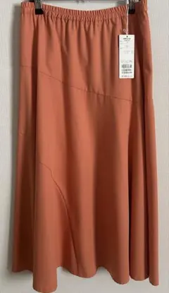 新品☆コムサイズム☆フレアスカート☆オレンジ