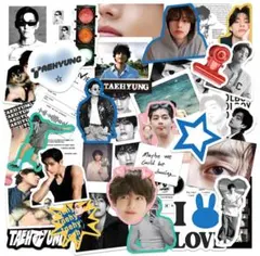 BTS　テテ　テヒョン　V　ステッカー　シール　50枚セット