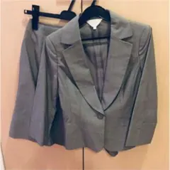 ESPRIMUR 【新品】スカート スーツ 上下 通勤 オフィス グレー S