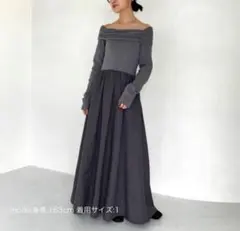 olu. オフショル　ドッキングワンピース