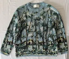 GU and beautiful people グラフィックニット　プルオーバー