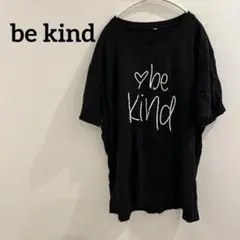 be kind 半袖 Tシャツ ブラック 黒 ロゴ おしゃれ トップス