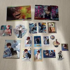 僕のヒーローアカデミア　ヒロアカ　ステッカー　カード　コースター　轟焦凍　セット