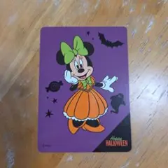 ミニーマウス ハロウィンカード ディズニーストア　じゃんけん