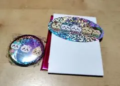 超まじかるちいかわ/ホログラム缶バッジ、ステッカーセット/集合