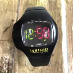 中古動品◇D400◇シチズン インディペンデント 1481010 グラデジ◇黒のサムネイル