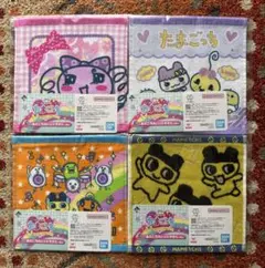 たまごっち 一番くじ E賞 あのころのハンドタオル 4枚セット