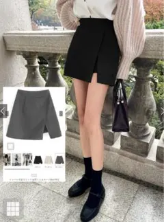 GRL インパン付きスリット台形ミニスカート [fo1791]のサムネイル