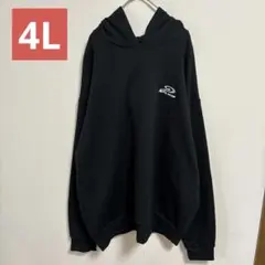 大きいサイズ PIKO トレーナー パーカー スウェット ブラック 4L