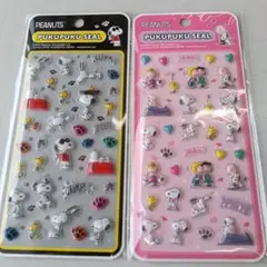 【新品】ピーナッツ スヌーピー プクプク シール