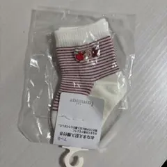 ファミリア ベビー靴下 ストライプ 8cm