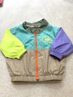 美品GAP ギャップ　カラフル ジップアップジャケット80㎝